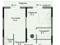 2-бөлмелі пәтер · 52 м² · 15/18 қабат, Жандосова 94/8, бағасы: 52.5 млн ₸ в Алматы, Бостандыкский р-н — фото 40