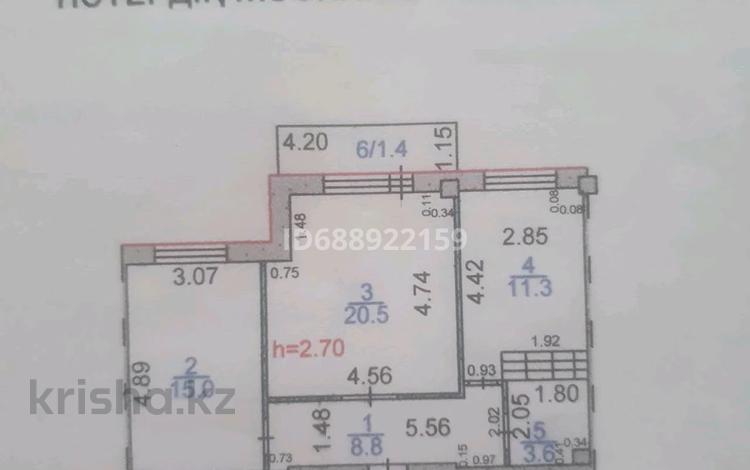 2-комнатная квартира, 60.6 м², 9/10 этаж, Майкудук, Белинского 2 — Школа им.Г.Головкина