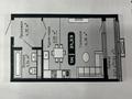 1-бөлмелі пәтер · 32 м² · 8/9 қабат, А102 1, бағасы: 13.5 млн ₸ в Астане, Сарайшык р-н
