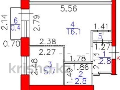 1-бөлмелі пәтер · 28.6 м² · 5/5 қабат, Бульвар Гагарина 12/1, бағасы: 11 млн ₸ в Усть-Каменогорске, Ульбинский