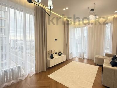 3-комнатная квартира · 62 м² · 15/18 этаж, Сыганак 28 за 55.5 млн ₸ в Астане, Нура р-н