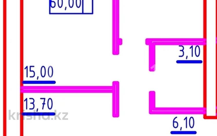 3-бөлмелі пәтер · 60 м² · 3/9 қабат, Калдаяков 24, бағасы: 27 млн ₸ в Астане, Сарайшык р-н — фото 2