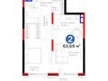 2-бөлмелі пәтер · 63 м², Култобе 1/2 — 80 719 980 тг цена со скидкой, бағасы: ~ 98.4 млн ₸ в Алматы, Наурызбайский р-н