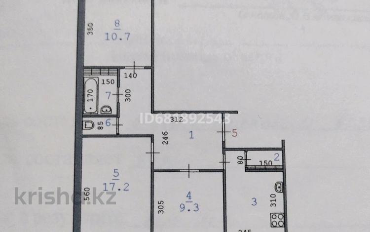 3-комнатная квартира, 63.3 м², 2/10 этаж, мкр 11 5 за 24 млн 〒 в Актобе, мкр 11 — фото 3