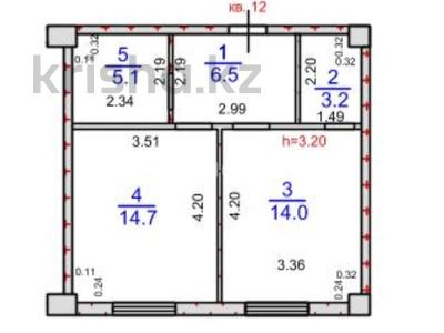 1-бөлмелі пәтер · 43.5 м² · 3/9 қабат, 14-й мкр 86 — 14, бағасы: 20 млн ₸ в Актау