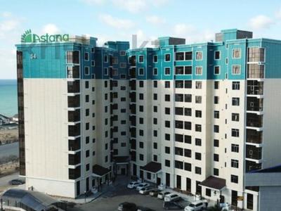 3-комнатная квартира · 100 м² · 4/10 этаж, 13-й мкр 54 — С видом на море, Гостница Виктория, с бойлером за 20 000 ₸ в Актау