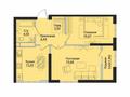 2-комнатная квартира · 65.84 м² · 6/12 этаж, тлендиева — тлендиева есенжанова за 58.9 млн ₸ в Алматы, Бостандыкский р-н