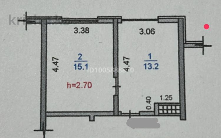 1-бөлмелі пәтер · 30 м² · 8/9 қабат, мкр Кайрат, ​24-я улица 1/1а, бағасы: 18 млн ₸ в Алматы, Турксибский р-н — фото 2