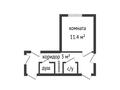 1-комнатная квартира · 14.23 м² · 6/9 этаж, Пр-т Абая 14 за 3.9 млн 〒 в Усть-Каменогорске — фото 2