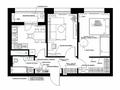 2-комнатная квартира · 57.7 м² · 6/9 этаж, ​Аль-Фараби проспект 73а за 42 млн ₸ в Астане, Есильский р-н — фото 5