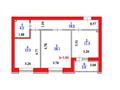 2-комнатная квартира · 60 м² · 9/9 этаж, Туран 67 за 45 млн ₸ в Астане, Нура р-н — фото 11