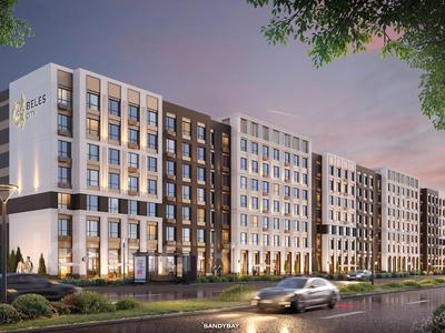 1-комнатная квартира · 35.14 м², ул. Е 118, уч. 2 за ~ 17.6 млн 〒 в Астане, Есильский р-н