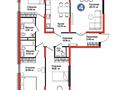 4-комнатная квартира · 118 м² · 5/16 этаж, мкр Нурсат 2, Аргынбекова 299 — Байтерекова аргынбекова за 79.9 млн ₸ в Шымкенте, Каратауский р-н — фото 5