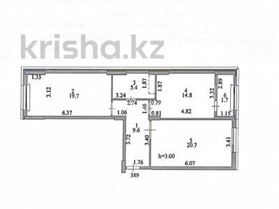 2-комнатная квартира, 71.9 м², 5/12 этаж, Е-36 5 — сыганак анет баба за 34 млн 〒 в Астане, Нура р-н