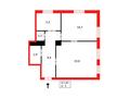 2-бөлмелі пәтер · 47.4 м² · 3/4 қабат, Ленина, бағасы: 15.5 млн ₸ в Сарани — фото 12