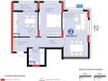 2-бөлмелі пәтер · 65.49 м² · 9/9 қабат, Улы Дала 4, бағасы: 46.7 млн ₸ в Астане, Нура р-н