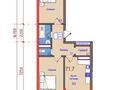 3-комнатная квартира · 71.7 м² · 1/7 этаж, Естай 39/3 — Кульджинский тракт - Бухтарминская улица за ~ 30.1 млн ₸ в Алматы, Медеуский р-н