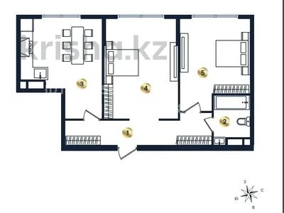 2-бөлмелі пәтер · 70 м² · 3/9 қабат, Қайрат ш/а., сыбызғы, бағасы: 30 млн ₸ в Алматы, Турксибский р-н