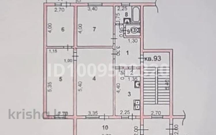 4-бөлмелі пәтер · 90 м² · 3/5 қабат, Пр Жибек Жолы 56, бағасы: 46 млн ₸ в Шымкенте, Енбекшинский р-н — фото 2