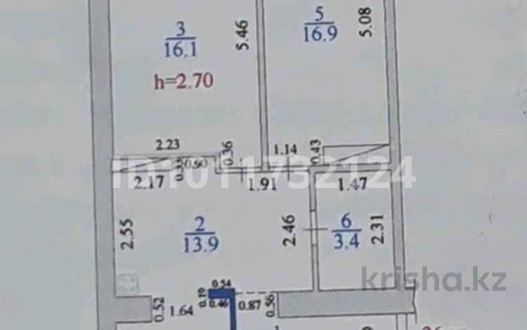 2-комнатная квартира · 55.8 м² · 6/9 этаж, 7-й мкр за 20.5 млн ₸ в Актау — фото 2