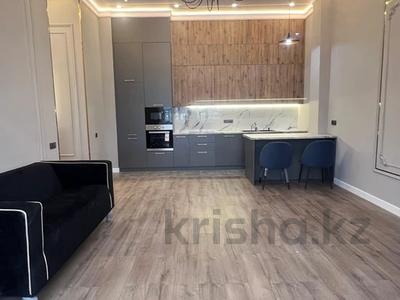 2-комнатная квартира, 76 м², 6/6 этаж помесячно, мкр Мирас, Мкр. Мирас 128 за 400 000 〒 в Алматы, Бостандыкский р-н