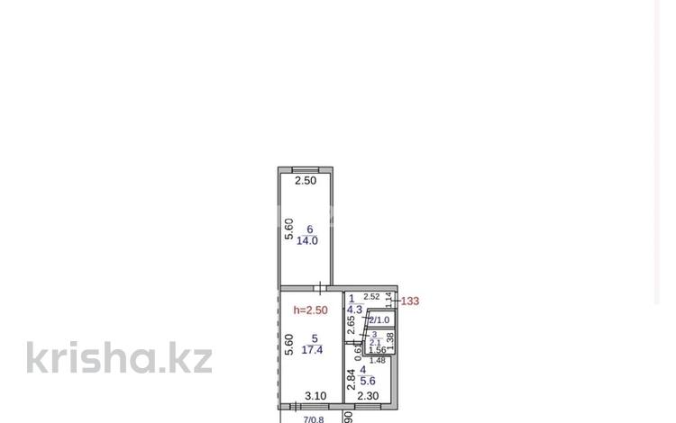 2-бөлмелі пәтер · 45 м² · 5/5 қабат, 13 микрорайон, бағасы: 10 млн ₸ в Караганде — фото 2