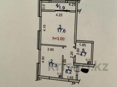 1-комнатная квартира · 41.7 м² · 1/9 этаж, Симферпольская — Cулейменова за ~ 41 млн 〒 в Алматы, Ауэзовский р-н