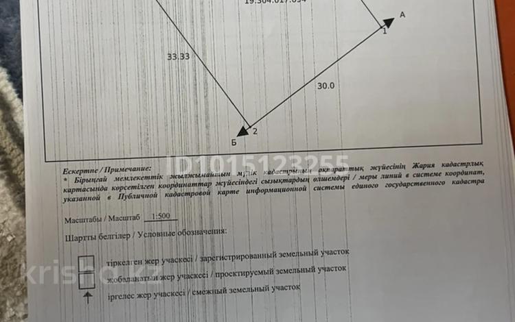 Участок · 10 соток, Каратау молтек ауданы 344 за 3.3 млн ₸ в Кентау — фото 2