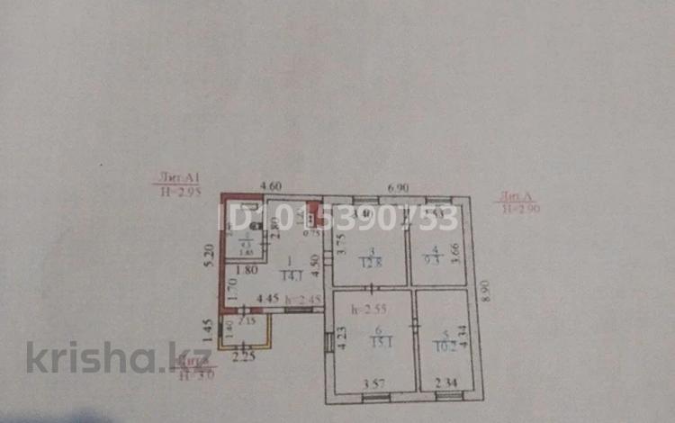 Отдельный дом · 4 комнаты · 65 м² · 5 сот., мкр Городской Аэропорт, Пер. Панорамный 9 за 15 млн ₸ в Караганде, Казыбек би р-н — фото 2