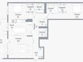 3-комнатная квартира · 126.2 м² · 3/3 этаж, мкр Мирас, Мкр. Мирас 21 блок A за ~ 227.2 млн ₸ в Алматы, Бостандыкский р-н — фото 5