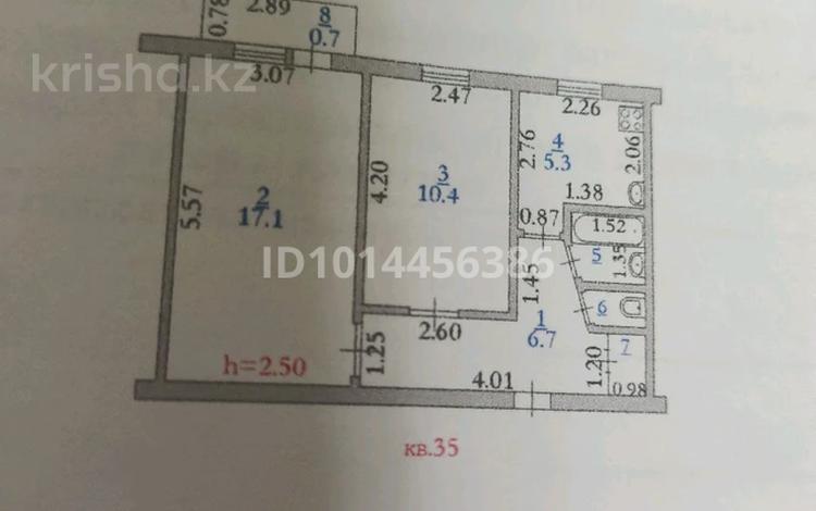 2-комнатная квартира · 44.3 м² · 2/5 этаж, Шиловского 19 за 14 млн ₸ в Хромтау — фото 2