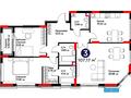 3-комнатная квартира · 107.17 м², Е-899 5/1а за ~ 87.5 млн ₸ в Астане, Нура р-н — фото 3
