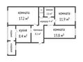 3-комнатная квартира, 67.3 м², 6/6 этаж, Уральский переулок 8 за 24.5 млн 〒 в Костанае — фото 2