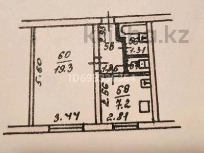 1-комнатная квартира, 34.1 м², 2/4 этаж, Мауленова 32 — сейфулина жибек жолы за 30 млн 〒 в Алматы, Алмалинский р-н