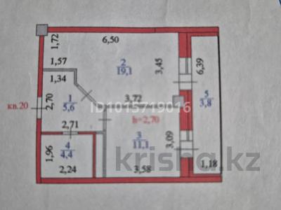 1-бөлмелі пәтер · 44 м² · 4/14 қабат, Момышулы 2/7, бағасы: 27.5 млн ₸ в Астане, Алматы р-н