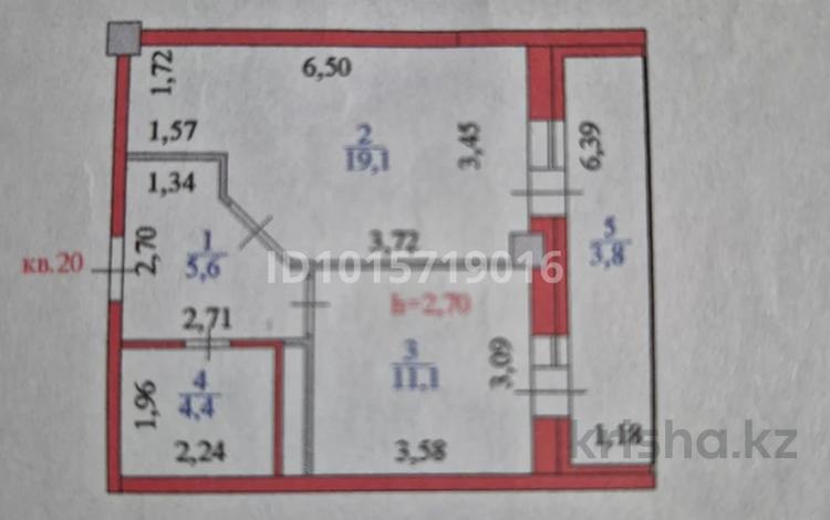1-бөлмелі пәтер · 44 м² · 4/14 қабат, Момышулы 2/7, бағасы: 27.5 млн ₸ в Астане, Алматы р-н — фото 9