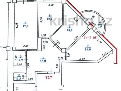 3-комнатная квартира · 80 м² · 1/9 этаж, мкр. Зачаганск пгт Бірлік 35 за 33 млн ₸ в Уральске