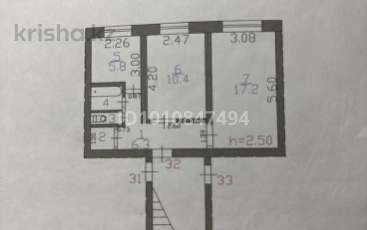 2-комнатная квартира · 43.9 м² · 1/5 этаж, 3 мкр 12 за 7.1 млн ₸ в Сарани — фото 2