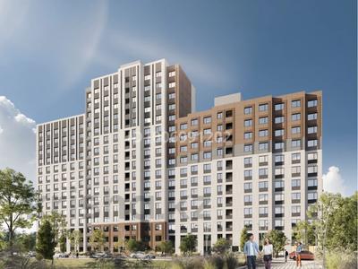 1-бөлмелі пәтер · 42.55 м² · 8 қабат, Улы Дала 14, бағасы: 31 млн ₸ в Астане, Нура р-н