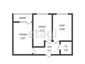 2-бөлмелі пәтер · 60.81 м² · 9/9 қабат, ГАШЕКА 5, бағасы: 29.6 млн ₸ в Костанае — фото 2