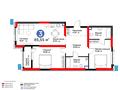 3-комнатная квартира · 86 м² · 2/12 этаж, Рыскулова за 51 млн ₸ в Шымкенте, Аль-Фарабийский р-н