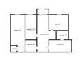 3-комнатная квартира · 57.6 м² · 5/5 этаж, Б. Майлина 21 за 16.5 млн ₸ в Костанае — фото 14