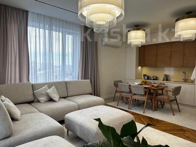 3-бөлмелі пәтер · 100 м² · 4/21 қабат, Аль-Фараби 105 — Ходжанова, бағасы: 138 млн ₸ в Алматы, Бостандыкский р-н