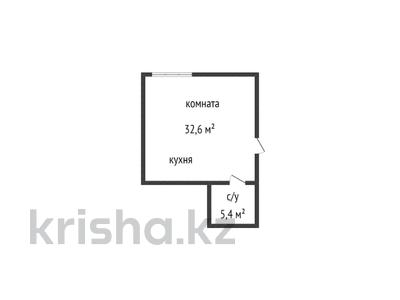 1-бөлмелі пәтер, 37.9 м², 1/3 қабат, Пахомова 14, бағасы: ~ 9.9 млн 〒 в Усть-Каменогорске