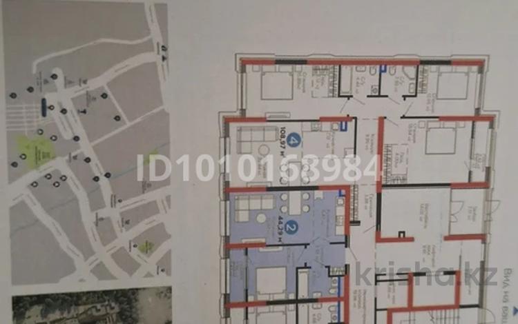 2-комнатная квартира · 44.29 м² · 1/5 этаж, мкр Акжар, Белжайлау 47а за 42 млн 〒 в Алматы, Наурызбайский р-н — фото 2