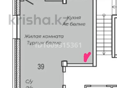 2-бөлмелі пәтер · 39 м² · 2/4 қабат, Жургенова 19/1 — Байтурсынова /Жургенова, бағасы: 22.3 млн ₸ в Астане, Сарайшык р-н