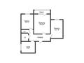 3-комнатная квартира · 70 м² · 3/5 этаж, Юбилейный за 33.5 млн ₸ в Костанае — фото 10