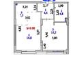 2-бөлмелі пәтер · 49 м² · 2/14 қабат, Казыбек би, бағасы: 36.3 млн ₸ в Астане, Нура р-н — фото 2