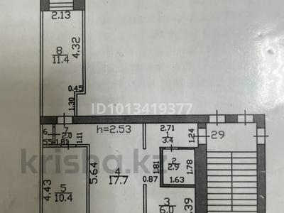 3-комнатная квартира · 55 м² · 3/5 этаж, Московская 23 за 7.3 млн ₸ в Шахтинске