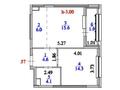 2-бөлмелі пәтер · 46.5 м² · 2/9 қабат, Е-321 6, бағасы: 32 млн ₸ в Астане, Есильский р-н — фото 9